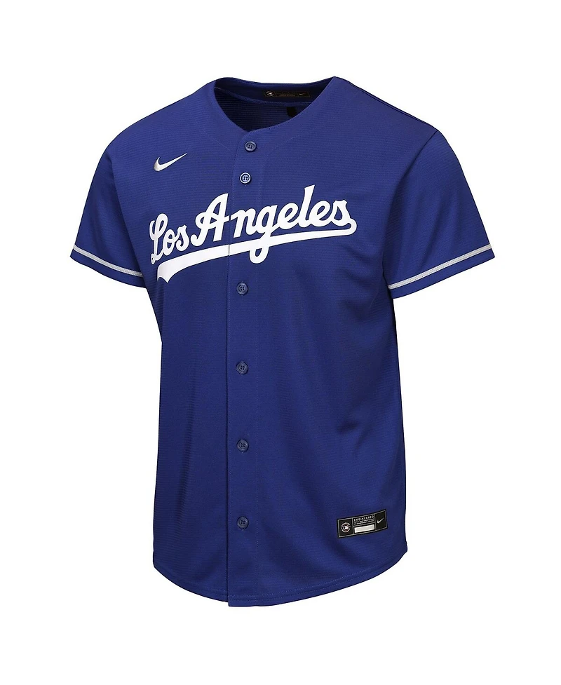 Nike Big Boys and Girls Royal Los Angeles Dodgers Alternate Replica Jersey