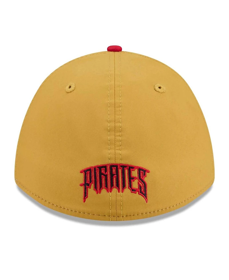 New Era Men's Black/Red Pittsburgh Pirates 2026 City Connect M-Crown A-Frame 39THIRTY Flex Hat
