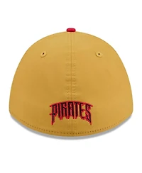 New Era Men's Black/Red Pittsburgh Pirates 2026 City Connect M-Crown A-Frame 39THIRTY Flex Hat