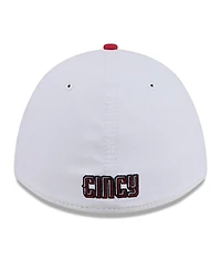 New Era Men's Black/Red Cincinnati Reds 2026 City Connect M-Crown A-Frame 39THIRTY Flex Hat