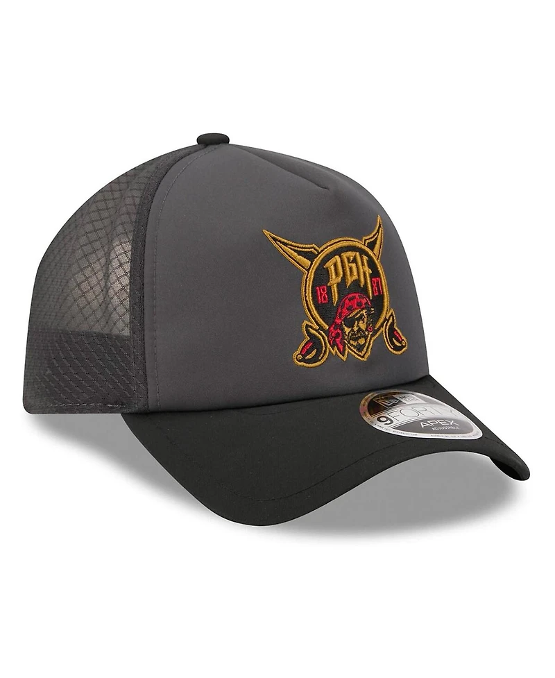New Era Men's Black Pittsburgh Pirates 2026 City Connect Apex 9FORTY Adjustable Hat