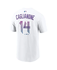 Nike Men's Jac Caglianone White Kansas City Royals 2026 Connect Name Number T-Shirt