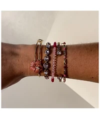 Alex and Ani Hibiscus Charm Bangle