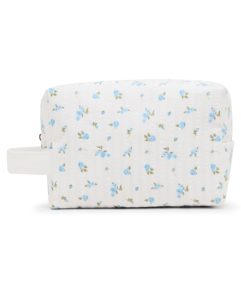 Madden Girl Eddiess Seersucker Mini Zipper Wallet