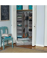 Household Essentials 10-Shelf Wide Hanging Shoe Organizer
