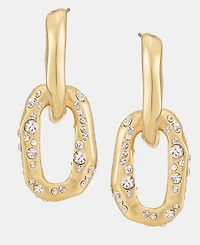 Givenchy Pave Link Drop Earrings