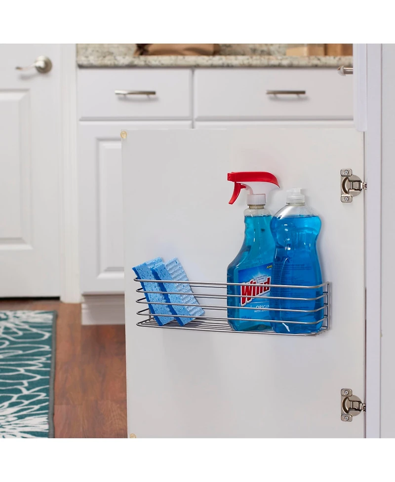 Household Essentials 2 Tier Door Mount Cabinet Organizer
