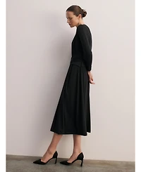 The Fold Women's Auletta Jersey Dress