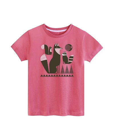 Mightly Kids Fair Trade Organic Cotton Graphic Short Sleeve T-Shirt