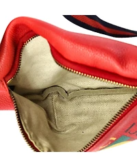 Pre-Owned Gucci Small Logo Belt Bag Printed Leather