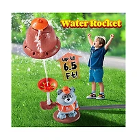 Bruce & Shark 3-in-1 Baseball Water Sprinkler - Rotating Splash Toy with Bat & Balls