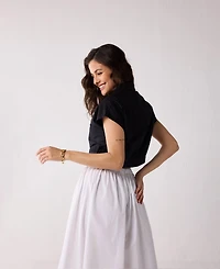 Reistor Women's Oversized Crop Shirt