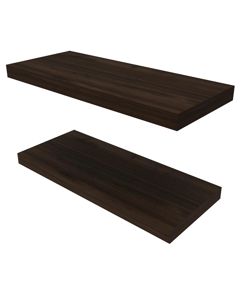 Fm Furniture Iva Floating Shelf in Melamine x2