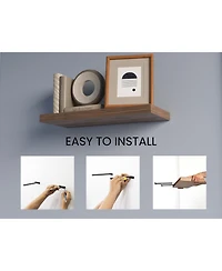 Fm Furniture Iva Floating Shelf in Melamine x2