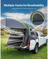 Mecale Truck Bed Tent for 5.0 to 5.2 Ft Pickup with Awning Rainfly