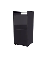 Fm Furniture Glass Door Bar Cabinet with Shelves
