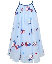 Pink & Violet Girls' 2T-6X Mesh Fluffy Dress