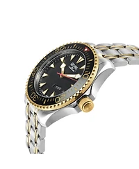 Gevril Men's Hudson Yards Swiss Automatic Two toned Ss Ipyg Bracelet Watch