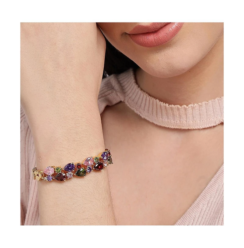 Sohi Women's Hues Tennis Bracelet
