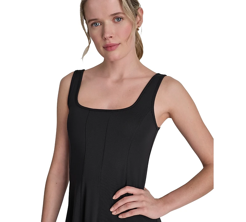 Dkny Sport Women's Balance Compression Skater Dress
