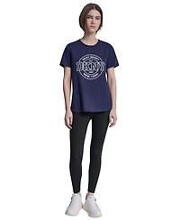 Dkny Sport Women's Collegiate Medallion Logo T-Shirt