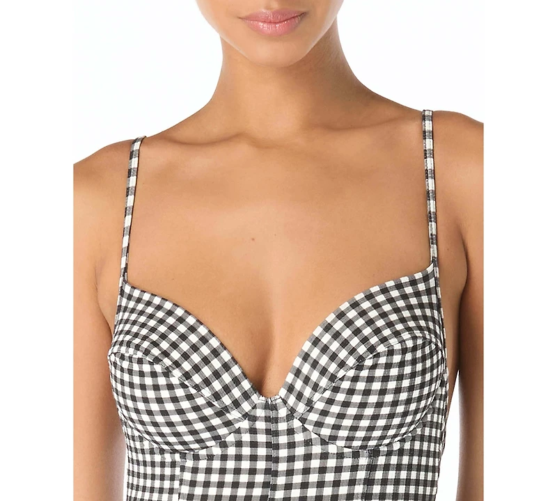 Michael Kors Women's Underwire One-Piece Swimsuit
