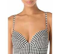 Michael Kors Women's Underwire One-Piece Swimsuit