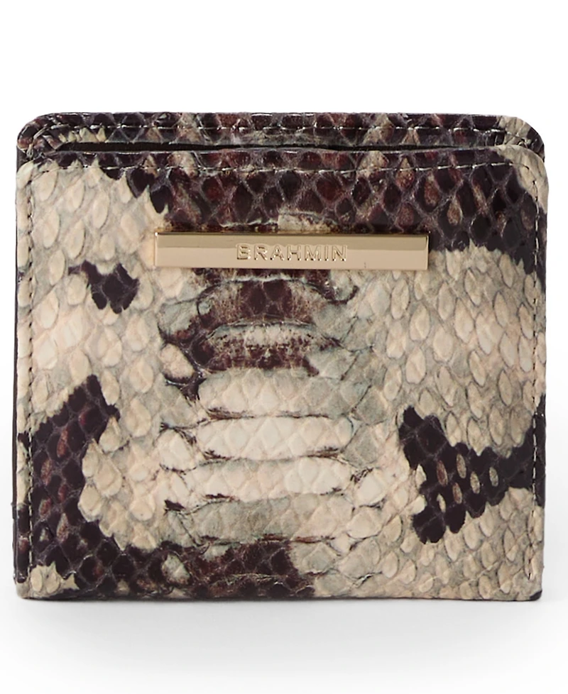 Brahmin Jane Mythos Feline Bi-Fold Mini Wallet