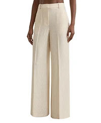 Reiss Women's Jayce Pinstripe Wide-Leg Pants