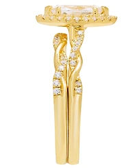 Macy's Certified Lab Grown Diamond Bridal Ring (1 ct. t.w.) in 14k Yellow Gold