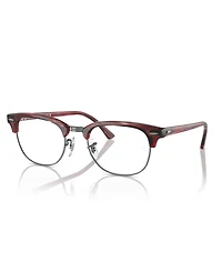 Ray-Ban Square Unisex Clubmaster Optics Eyeglasses, RB5154