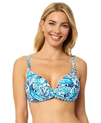 Island Escape Women's Gemini V-Neck Underwire Bikini Top, Macy's Exclusive