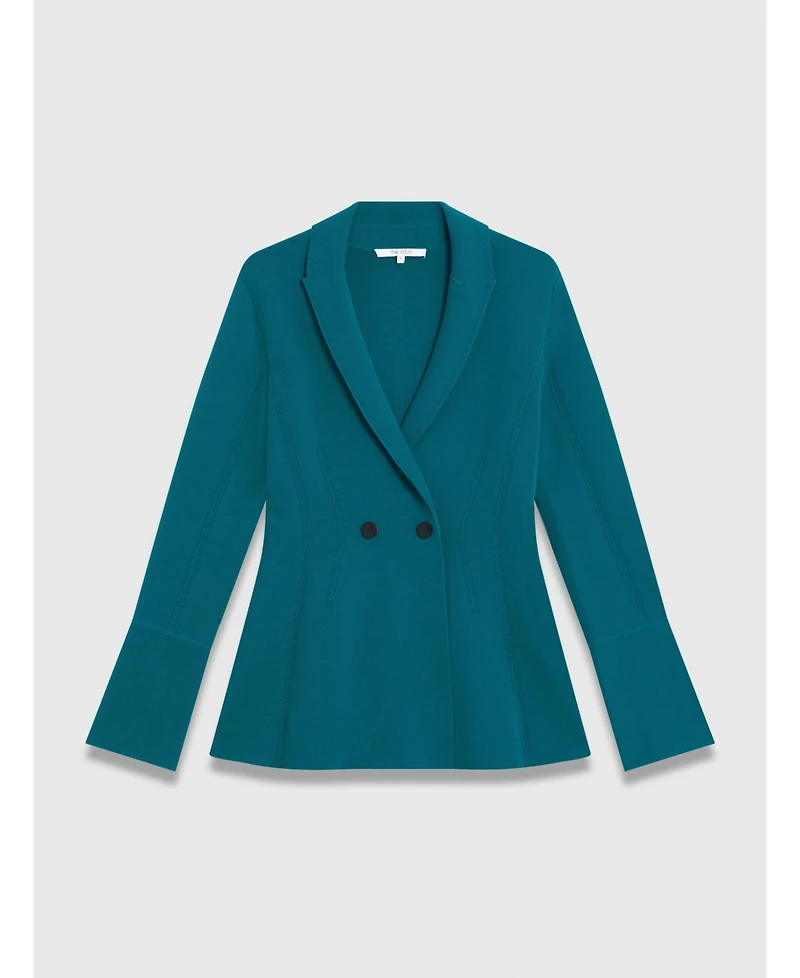 The Fold Women's Somerton Sculpt Knit Blazer