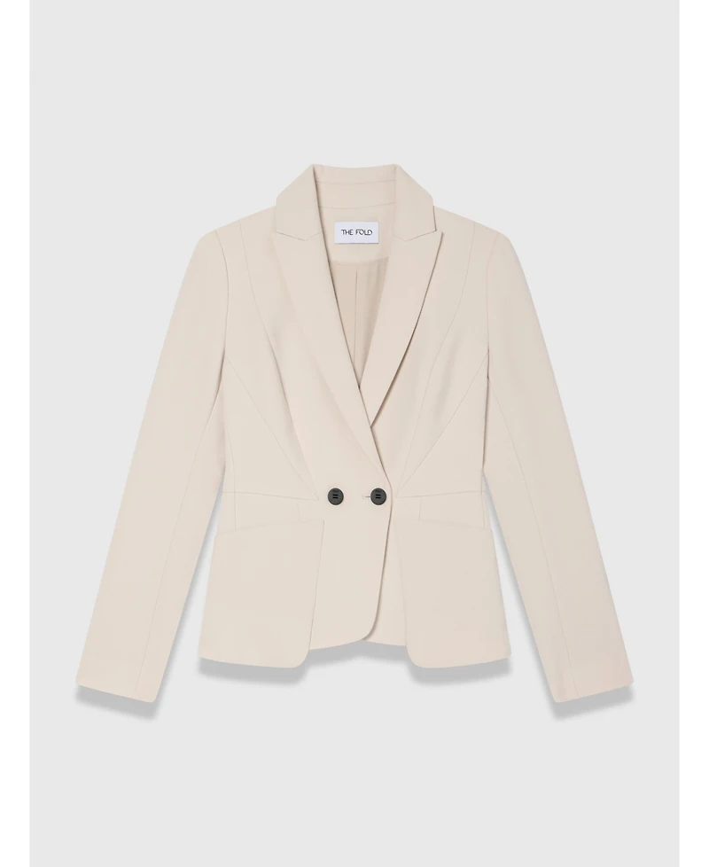 The Fold Women's Caselle Doppio Crepe Blazer