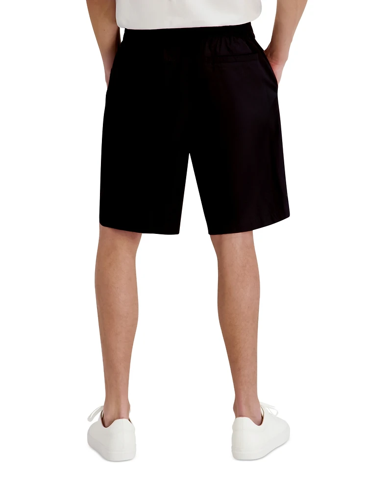 Karl Lagerfeld Paris Men's Laser Cut Embroidered Flower Shorts