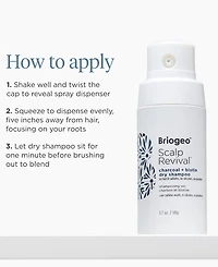Briogeo Scalp Revival Charcoal + Biotin Dry Shampoo, 0.1 oz.