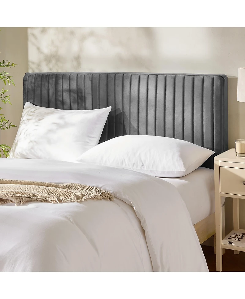Nestl Velvet Headboard, wall mounted, peel and stick, easy assemble