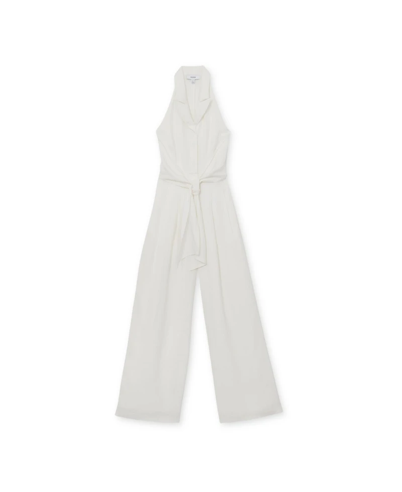 Reiss Women's Tie-Front Wide-Leg Jumpsuit