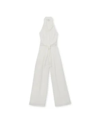 Reiss Women's Tie-Front Wide-Leg Jumpsuit