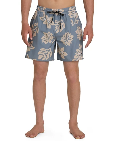 Quiksilver Waterman Men's Floral Print Swim Trunk