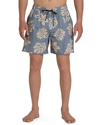 Quiksilver Waterman Men's Floral Print Swim Trunk