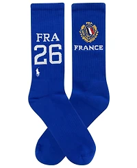 Polo Ralph Lauren Men's Embroidered Country France Crew Socks