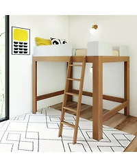 Max & Lily Mid-Century Modern High Loft Bed