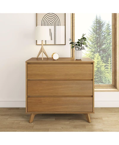 Max and Lily Solid Wood Scandinavian Drawer Dresser