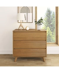 Max and Lily Solid Wood Scandinavian Drawer Dresser