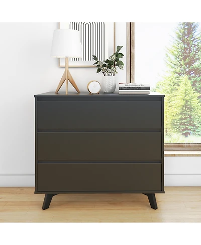 Max and Lily Solid Wood Scandinavian Drawer Dresser