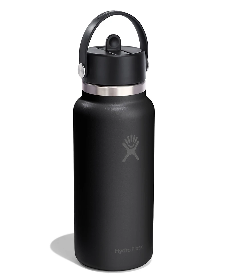 Hydro Flask oz Wide Mouth with Flex Straw Cap