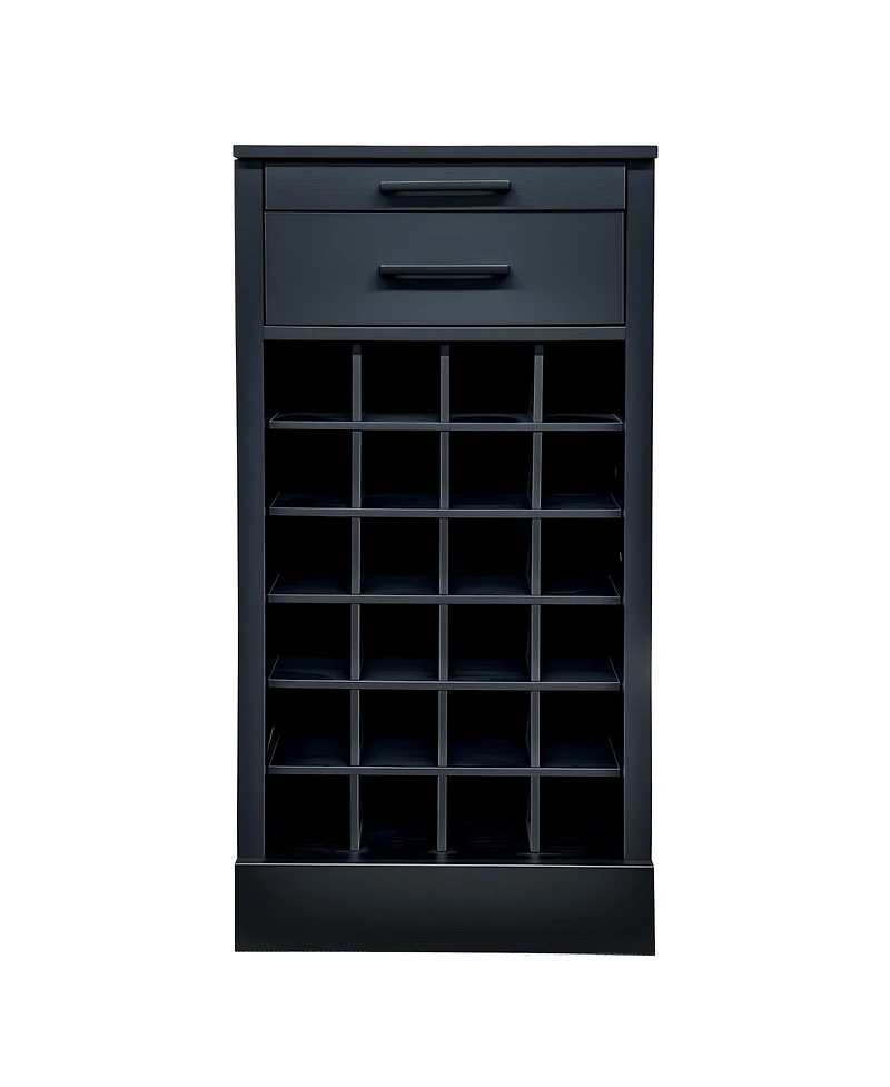 Flynama Bar Cabinet with 6 Cabinets 24 Wine Rack