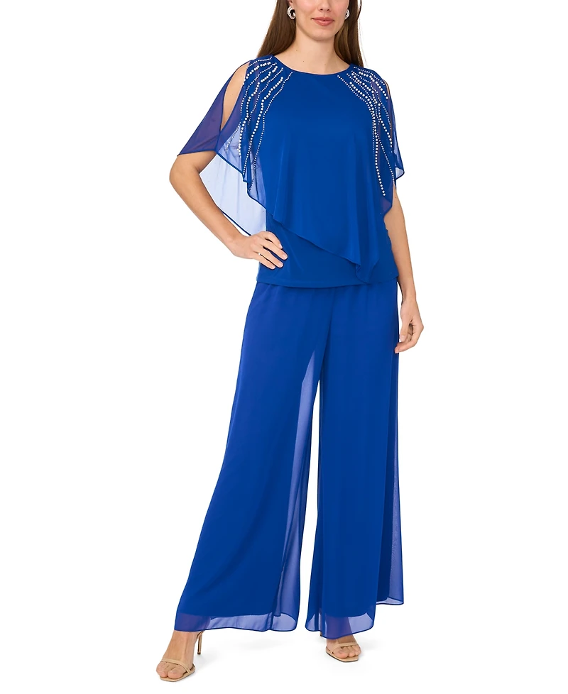 Msk Women's Crewneck Short-Sleeve Top