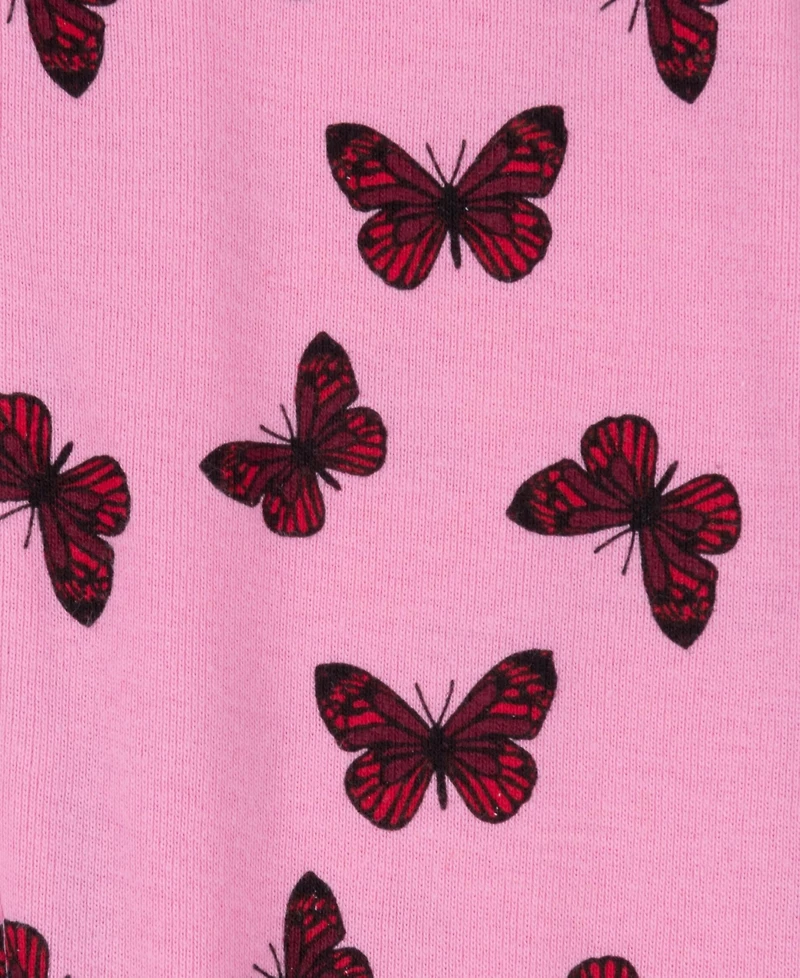 Leveret Baby Girls Matching Family One-Piece Cotton Sleep 'n Play Footed Pajamas - Animals and Wildlife Prints